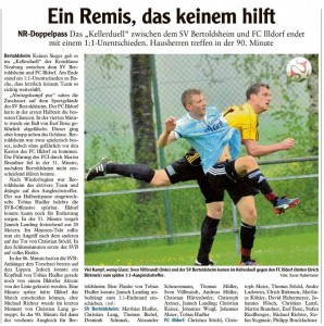 SV Bertoldshei FC Illdorf Spielbericht
